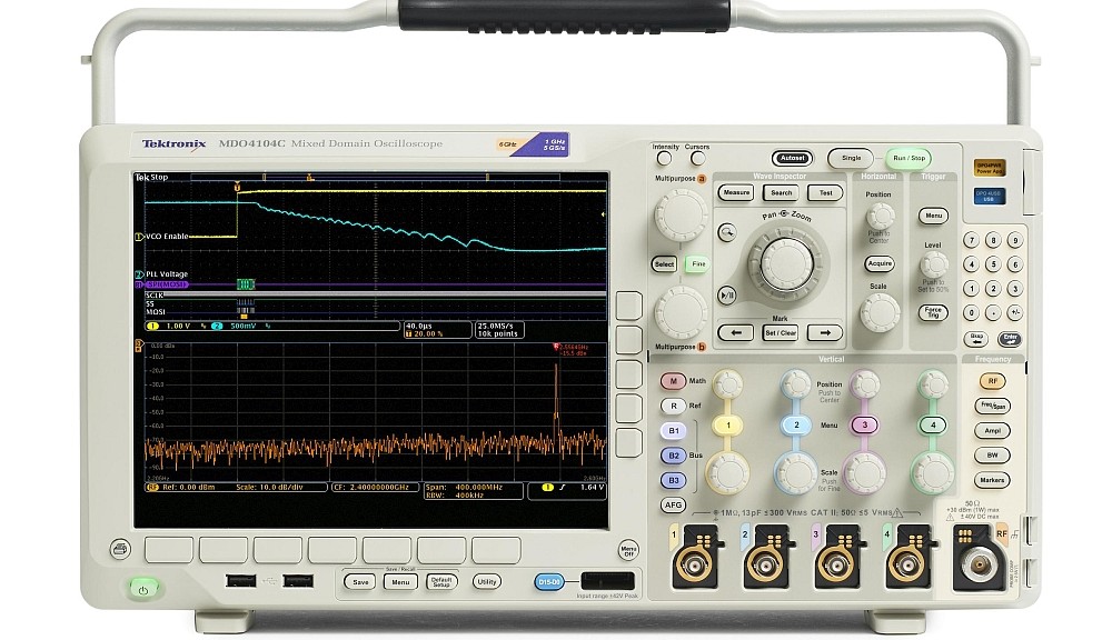 Oscilloscopes MDO4000C de Tektronix
