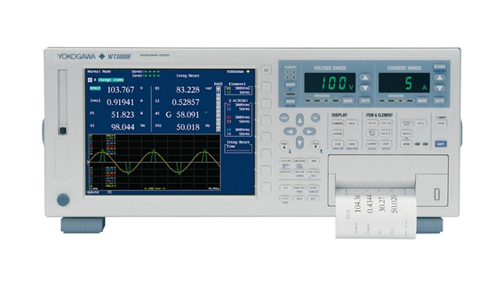 Analyseur de puissance WT3000E de Yokogawa