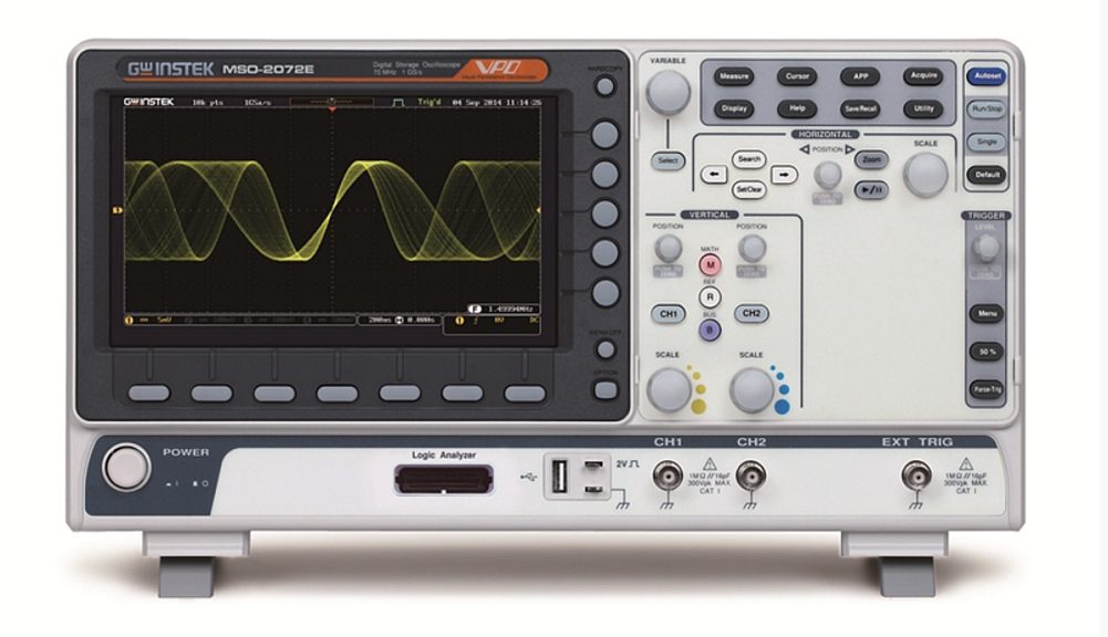 Oscilloscopes MSO-2000 de GW Instek