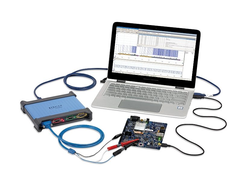 Logiciel Picoscope pour décodage CAN-FD avec module oscilloscope USB