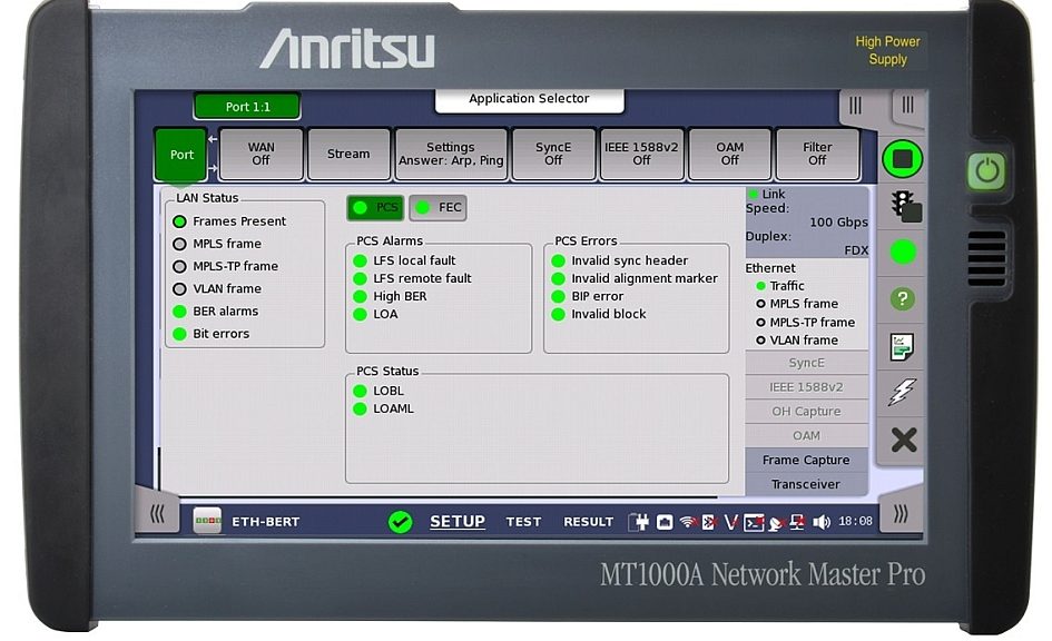 Network Master Pro MT1000A de Anritsu