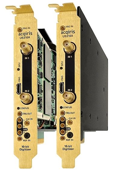 Numériseur PCIe U5310A d'Acqiris, 10-bit, jusqu'à 10 Gech/s