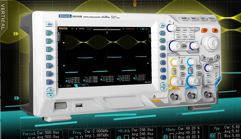 Oscilloscope DS2000E de Rigol