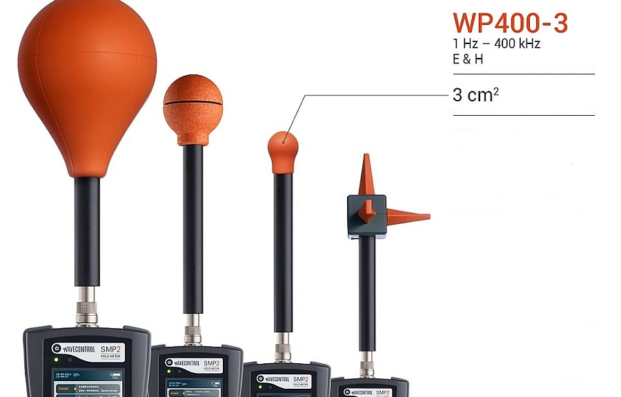 Sondes de champs électromagnétiques WP400 de Wavecontrol