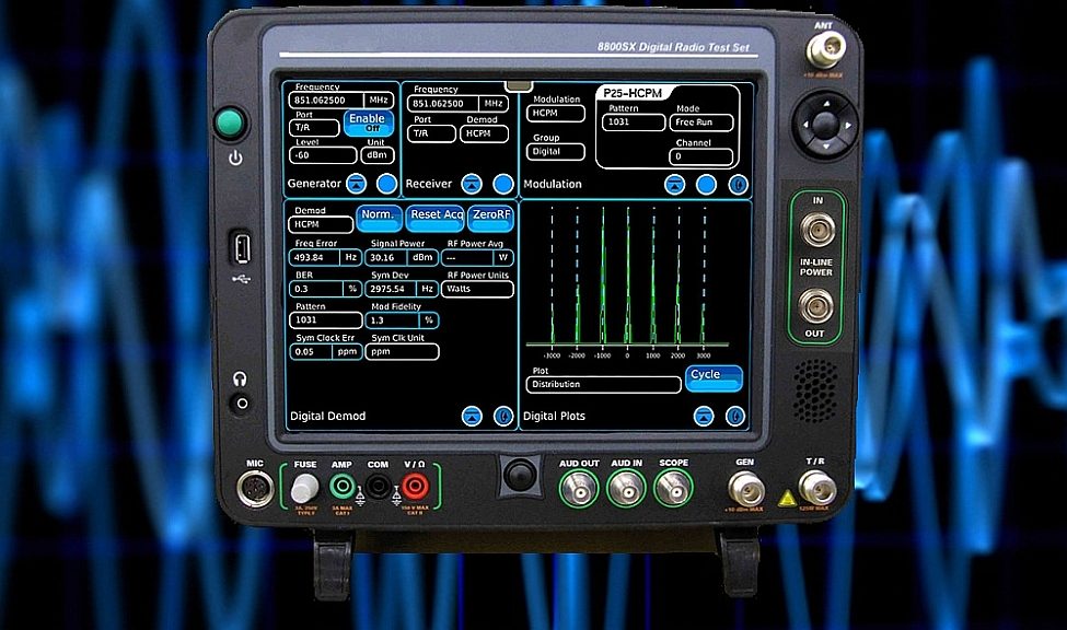 Solution de test radio numérique 8800SX de Cobham