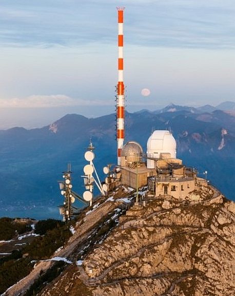 Station de radiodiffusion de Bayerischer Rundfunk à Wendelstein, Bavière