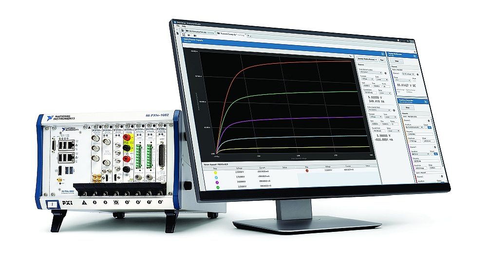 Logiciel InstrumentStudio de National Instruments (NI) pour les systèmes de test automatique au format PXI.