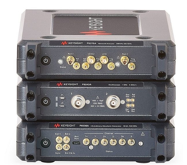 La gamme Keysight Streamline Series comprend trois types d’instruments intégrés dans un boîtier compact sans face avant et contrôlé par PC via une connexion USB.