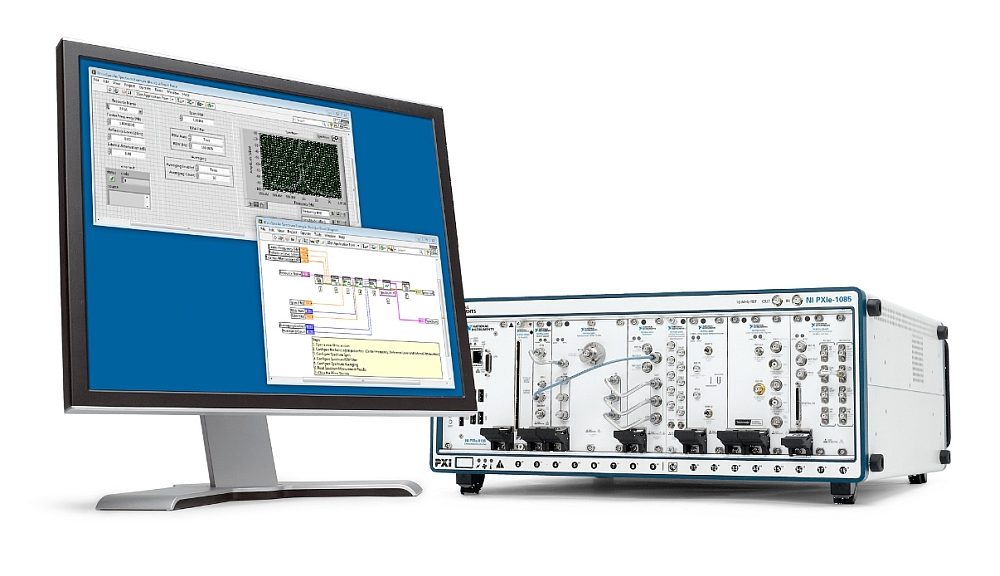 Logiciel de mesure NI-RFmx de National Instruments.