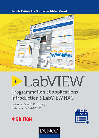 Livre « LabVIEW programmation et applications » édité chez Dunod.