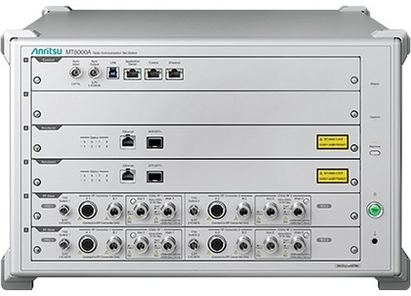 Simulateur de station de base 5G MT8000A d’Anritsu.