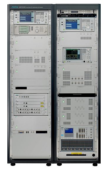 Plate-forme ME7873NR de test de validation RF 5G New Radio (NR) d’Anritsu.