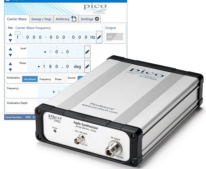 Synthétiseur PicoSource AS108 de Pico Technology.
