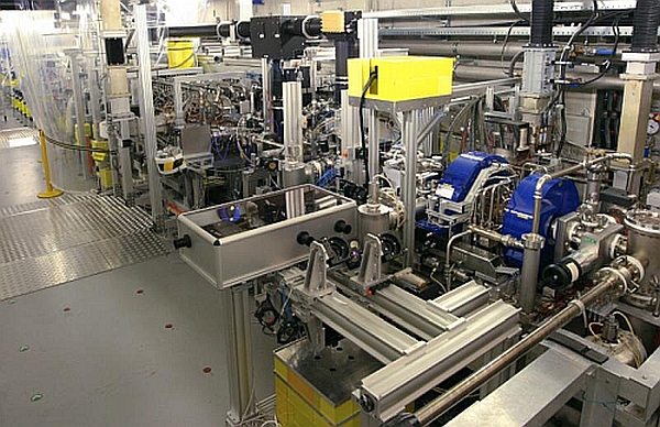 Equipement de test d'injecteurs à DESY.