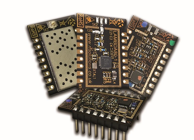 Modules de communication LoRa de RF Solutions.