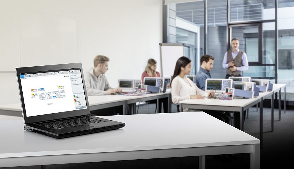 Logiciel R&S Campus Dashboard de Rohde & Schwarz.