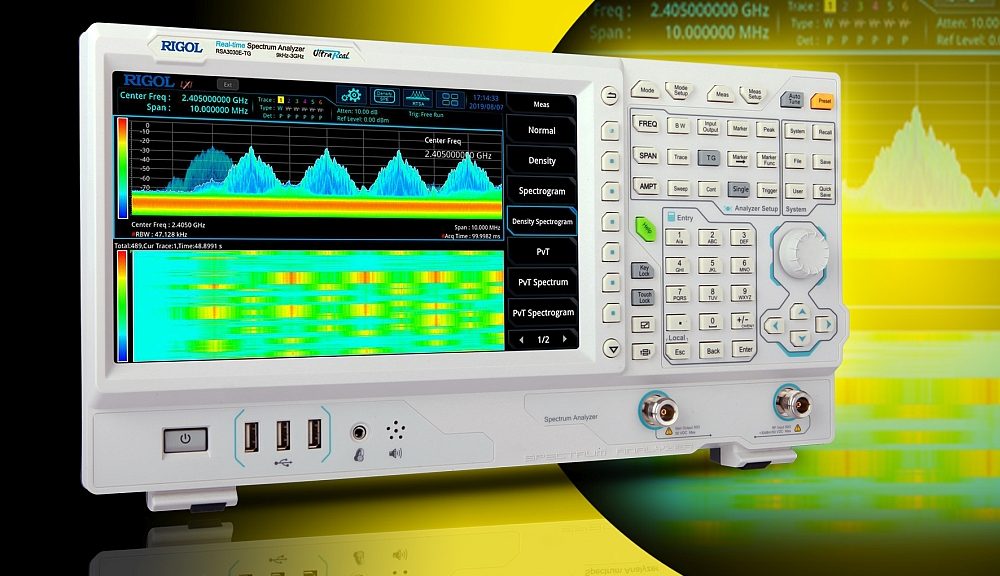 Analyseur de spectre temps réel RSA3000E de Rigol.