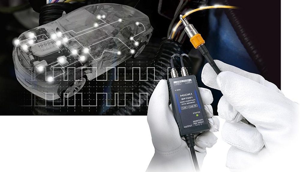 Sondes SP7000 de Hioki pour bus CAN.