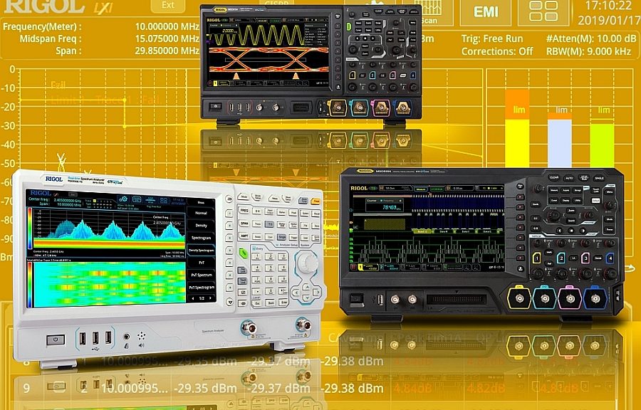 Instruments présentés par Rigol à Embedded World 2020.