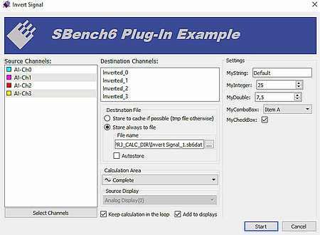 Plug-in pour le logiciel SBench 6