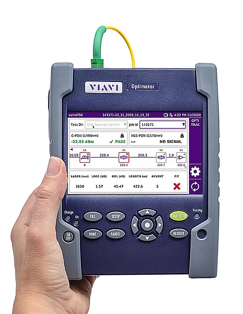 Testeur de fibre optique VC-11371835 VOLTCRAFT OFT-01 réseau - Outils et  testeurs électricité - Achat & prix