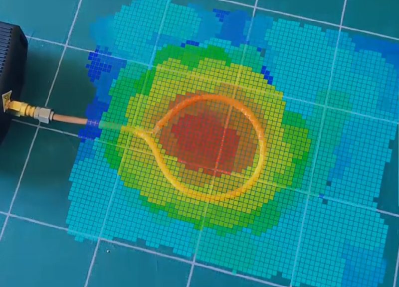 Cartographie CEM en 3D par Luxondes.
