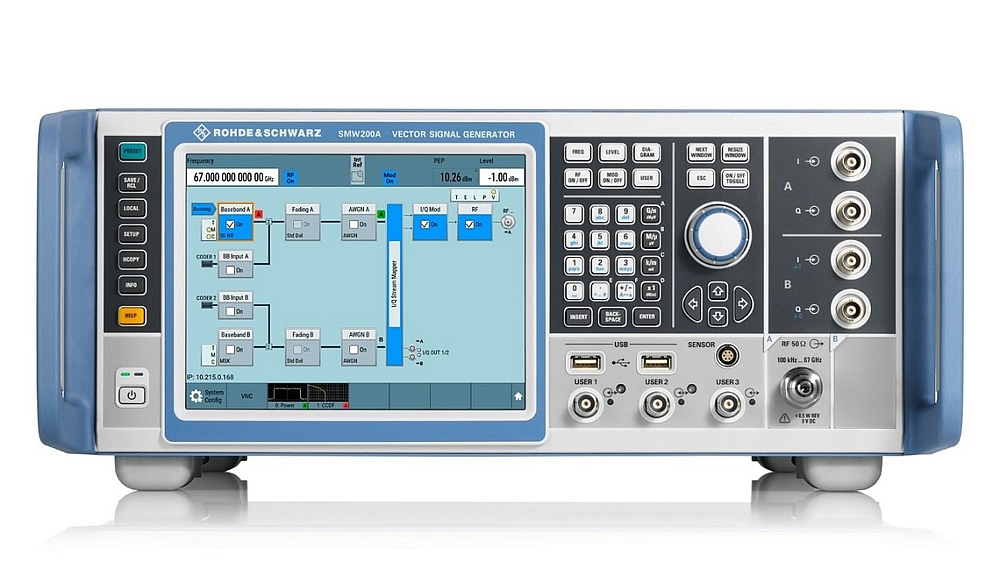Générateur de signaux vectoriels R&S SMW200A de Rohde & Schwarz à 67 GHz