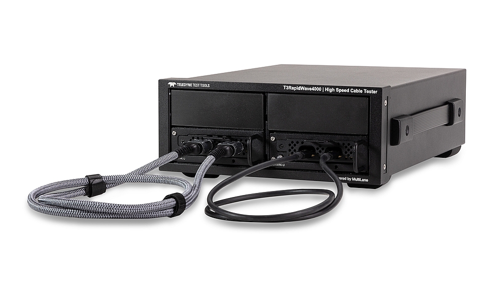 Testeur de câbles haut débit RapidWave4000 de Teledyne LeCroy.