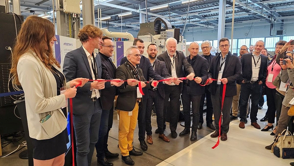 Inauguration du FabLab 5G industrielle du Cetim.