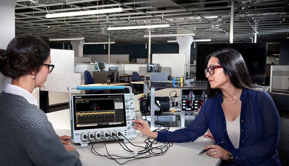 Test des signaux de puissance avec un oscilloscope des convertisseurs de puissance, des variateurs et des systèmes de commande moteur.