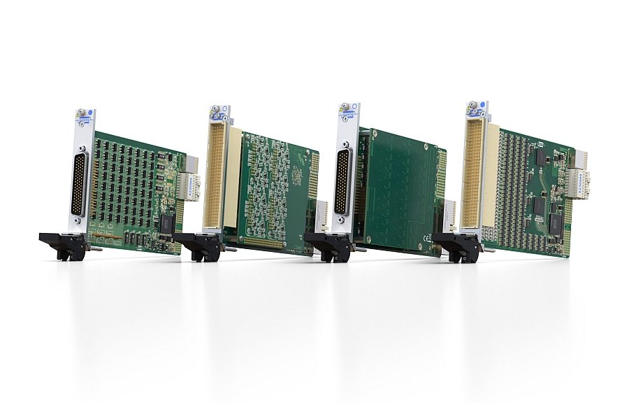 Modules PXI d'entrée et de sortie (E/S) numériques de Pickering Interfaces.