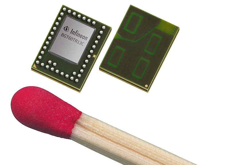 Capteur radar XENSIV de Infineon.