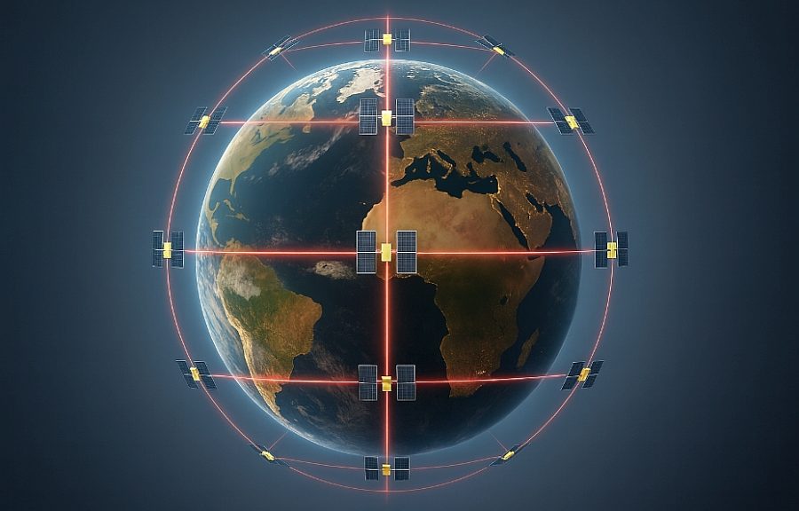 Communication optique inter-satellites