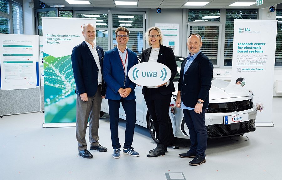 Inauguration du laboratoire dédié à l’UWB d’Infineon à Graz