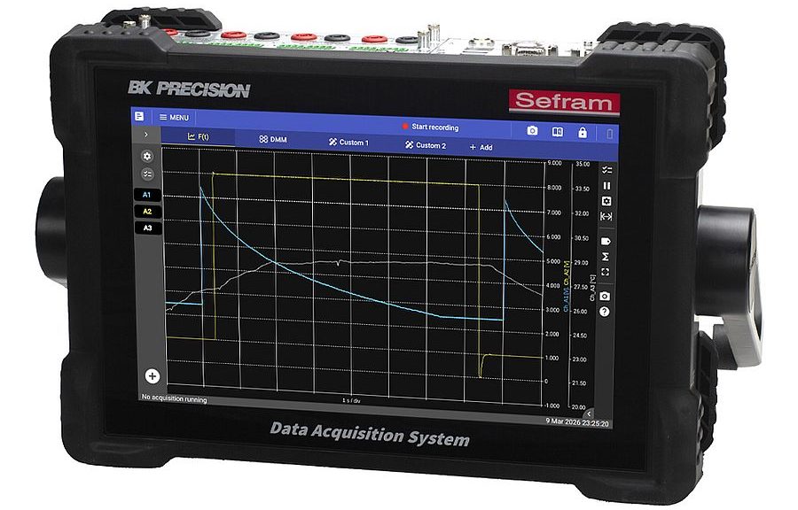 système d’acquisition portable de la série DAS1820 de B&K Precision