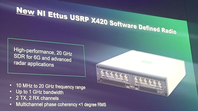 module de radio logicielle Ettus USRP X420 de NI Emerson