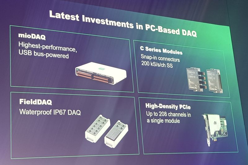 Nouveaux produits annoncés dans le domaine de l'acquisition sur PC à NI Days 2026