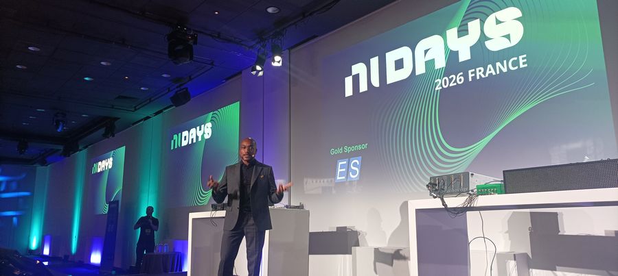 Yohan Louis-Marie de NI Emerson au Keynote des NI Days 2026
