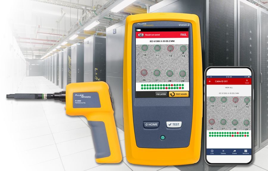 caméra d’inspection FI-3000 FiberInspector Ultra de Fluke Networks