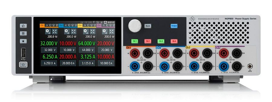 alimentation DC de la série R&S®NGP800 de Rohde & Schwarz