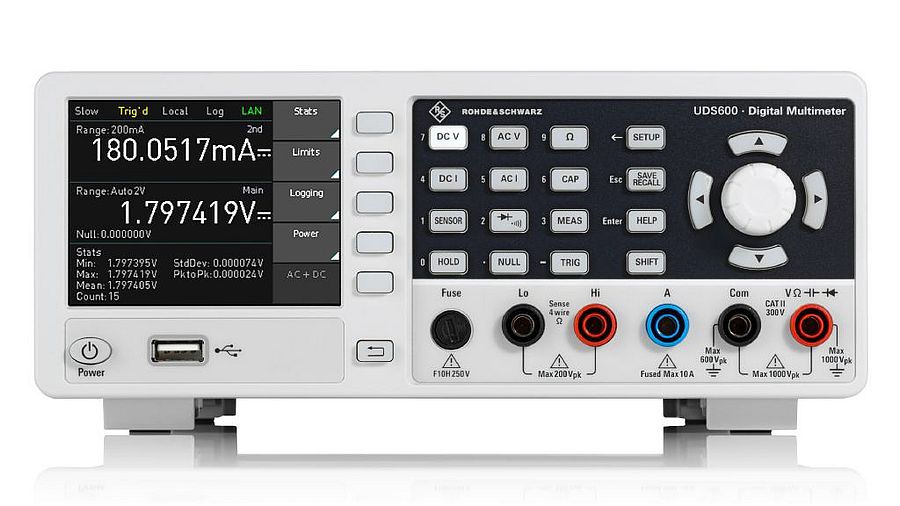 multimètre numérique de la série R&S UDS de Rohde & Schwarz